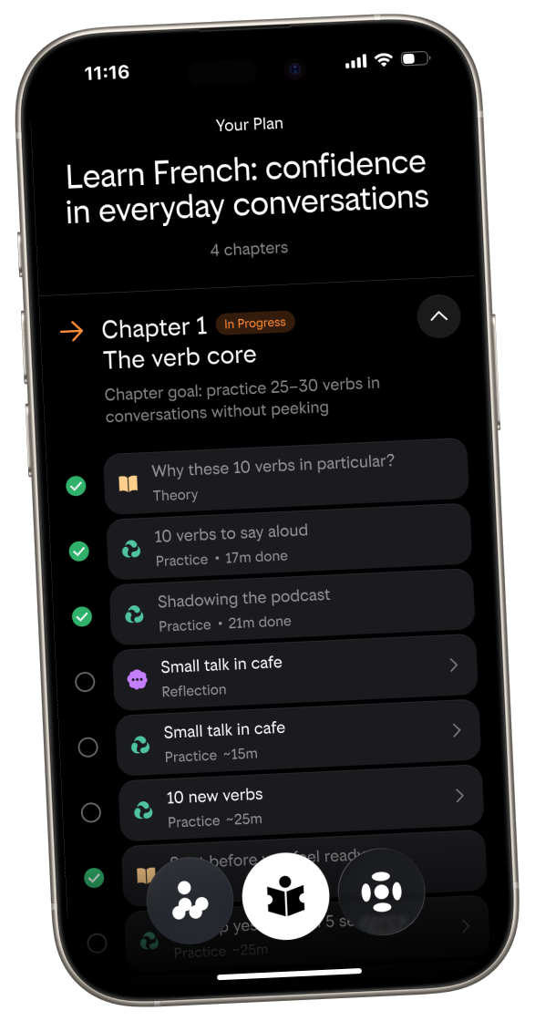 A Journey Now journey: Learn French — confidence in everyday conversations
